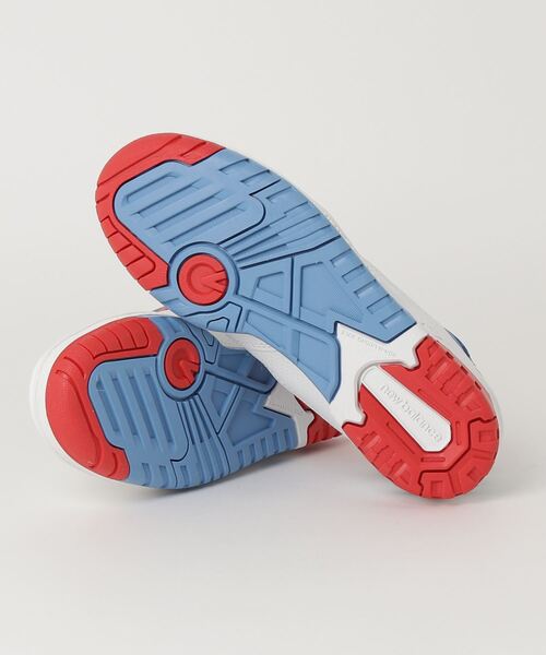 「New Balance」 ローカットスニーカー 23.0cm ホワイト×イエロー メンズ_画像3