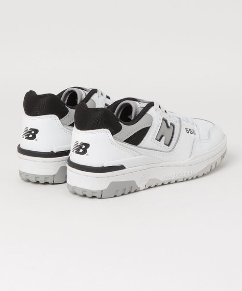 「New Balance」 ローカットスニーカー 23.0cm ホワイト×イエロー メンズ_画像4