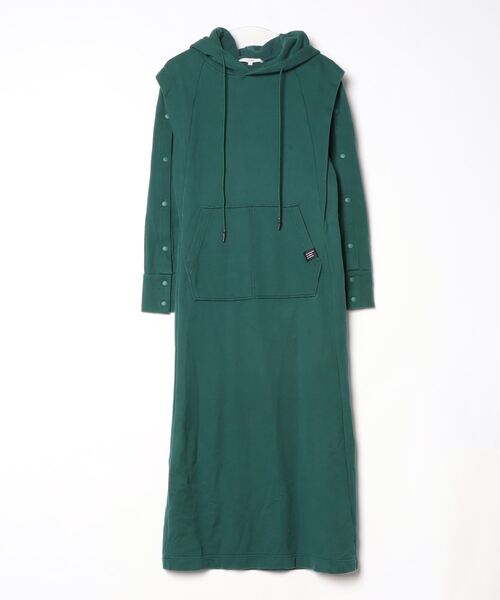 un3d ワンピース　36サイズ UN3D. 「UN3D.」 長袖ワンピース 36 グリーン レディース