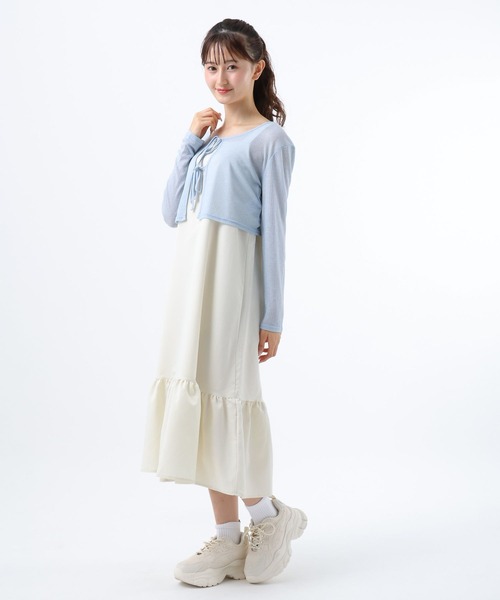juju　ワンピース&カーディガン GLOBAL WORK（グローバルワーク） ワンピース 2SET＊カーディガン