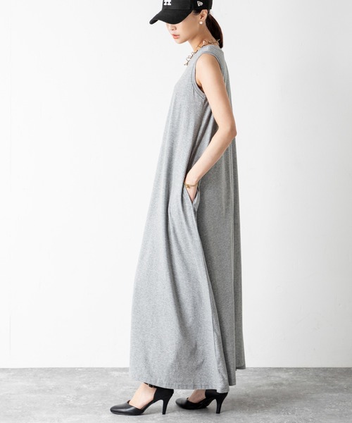 ワンピース 「カップ付き＆汗ジミ防止」快適なのに女っぽい！広がるシルエットで体型カバーもなカップ付きワンピ！！動きに合わせて揺れる美フレアと抜け感が | MILLION CARATS | 29