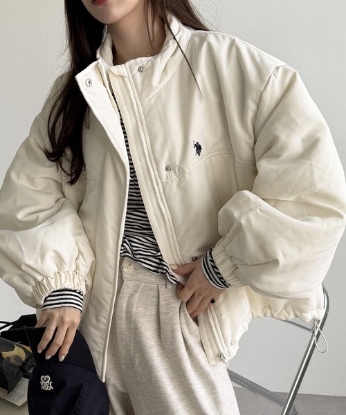 ブルゾン アウター GeeRA別注「U.S. POLO ASSN.」モンスター中わたブルゾン レディース | U.S. POLO ASSN. | 01