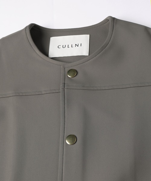 CULLNI（クルニ） ブルゾン アウター Double Cloth Collarless Dot