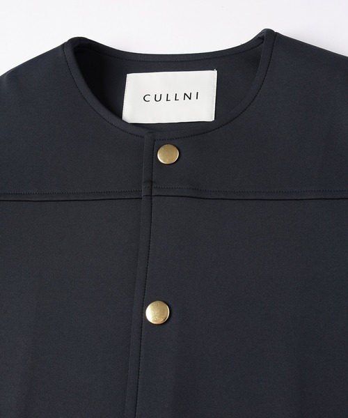 CULLNI（クルニ） ブルゾン アウター Double Cloth Collarless Dot