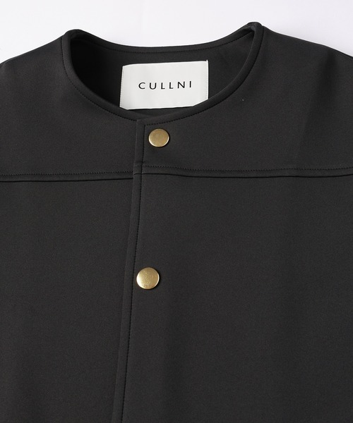 CULLNI（クルニ） ブルゾン アウター Double Cloth Collarless Dot
