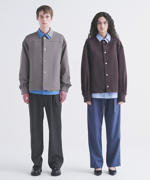 CULLNI（クルニ） ブルゾン アウター Double Cloth Collarless Dot
