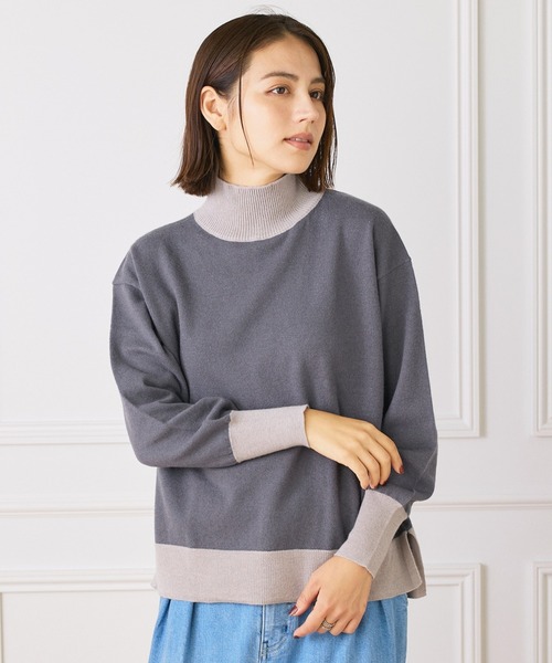 INED（イネド） ニット セーター 「ご家庭で洗える」ウール100