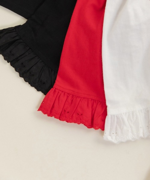 tシャツ 30/1天竺 チェリーレースプルオーバー レディース