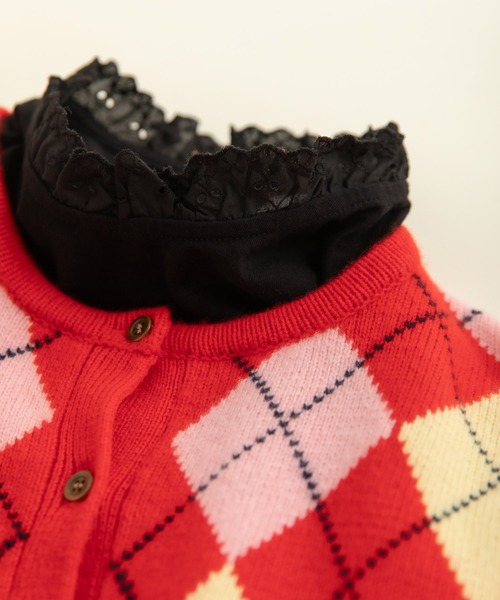 tシャツ 30/1天竺 チェリーレースプルオーバー レディース