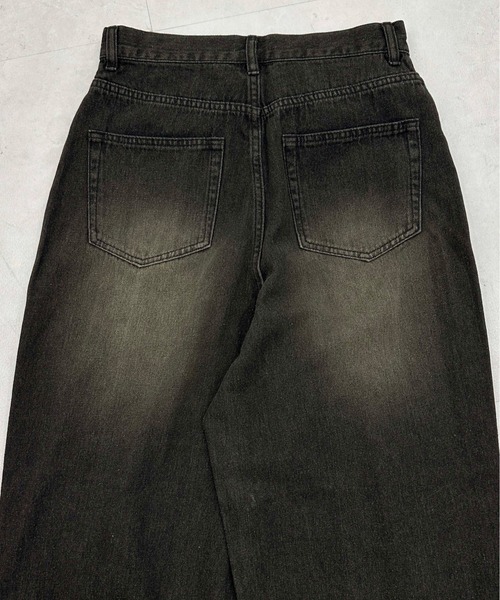 「sedacle」 加工デニムパンツ SMALL オフホワイト レディース_画像8