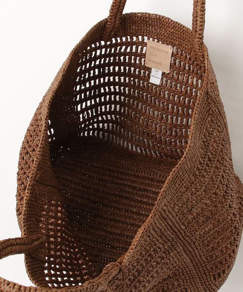 「MAISON N.H PARIS」 かごバッグ FREE ブラウン レディース_画像4