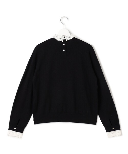 23区（ニジュウサンク） ニット セーター 「洗える」エンブロイダリー