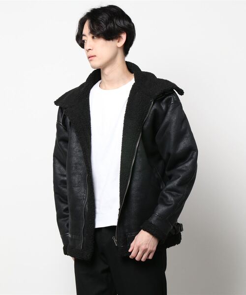 「THISIS」 「HALHAM」ブルゾン MEDIUM ブラック系その他 メンズ_画像7