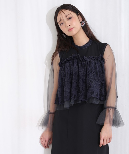 PourVous（プールヴー） ドレス クラシカルシフォンレイヤード