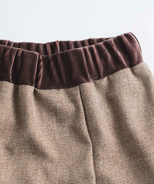 D スカート ポリエステルツイードのタックスカート : ZOZOTOWN Yahoo