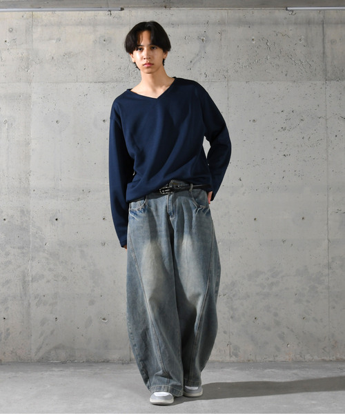 NEOS（KOKUYO） tシャツ 「neos」ルーズシルエット 裾ドローコード