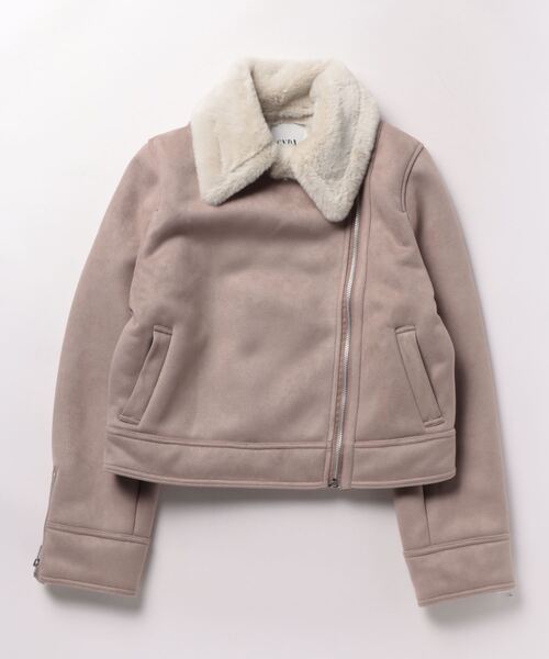 GYDA（ジェイダ） ライダースジャケット FREE ベージュ レディース