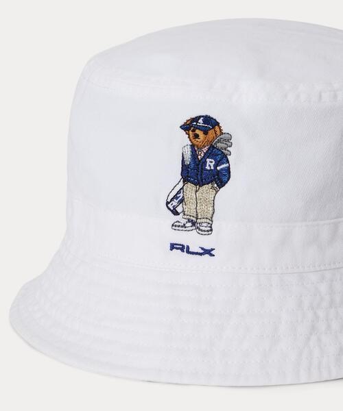 RLX 帽子 ハット Polo ベア コットン バケット ハット メンズ