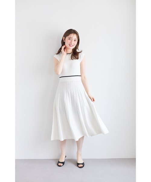 「tocco closet」 ノースリーブワンピース M ラベンダー レディース_画像2