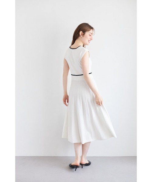 「tocco closet」 ノースリーブワンピース M ラベンダー レディース_画像3