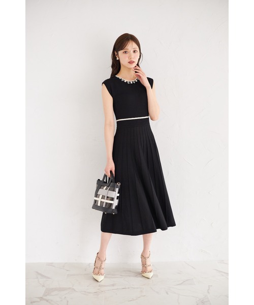 「tocco closet」 ノースリーブワンピース M ラベンダー レディース_画像9