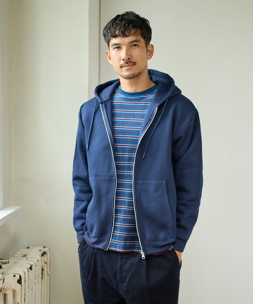 FOUND GOOD（ファウンドグッド） パーカー 裏起毛ZIPパーカー メンズ