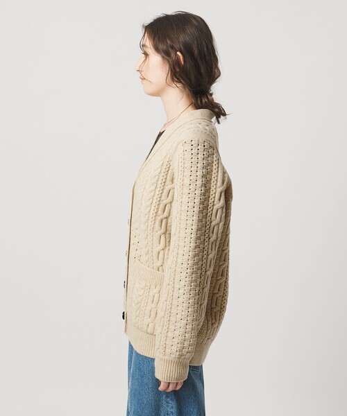 SLOANE（スローン） カーディガン 「別注」「SLOANE」ケーブル ボタン