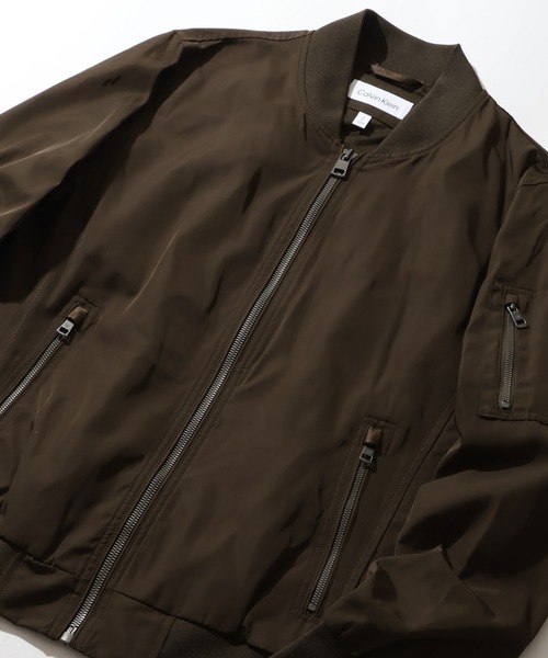 カルバンクライン プリマロフト MA-1 ボンバージャケット 短丈 y2k カルバンクライン メンズ ブルゾン Calvin Klein ブランド MA-1