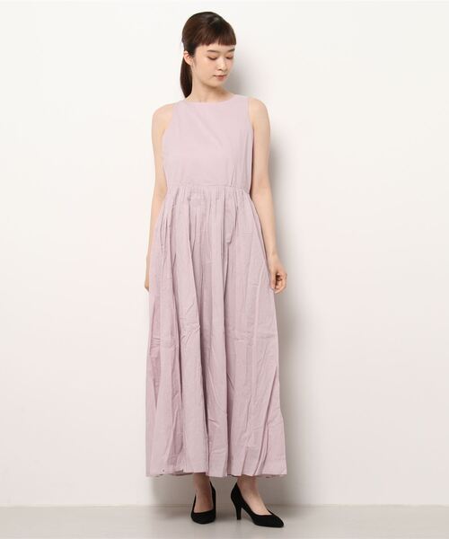 「MARIHA」 ノースリーブワンピース 36 ライトピンク レディース_画像5