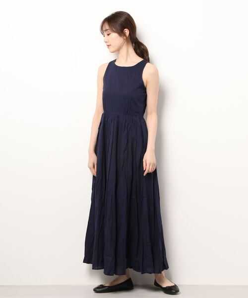 「MARIHA」 ノースリーブワンピース 36 ライトピンク レディース_画像6