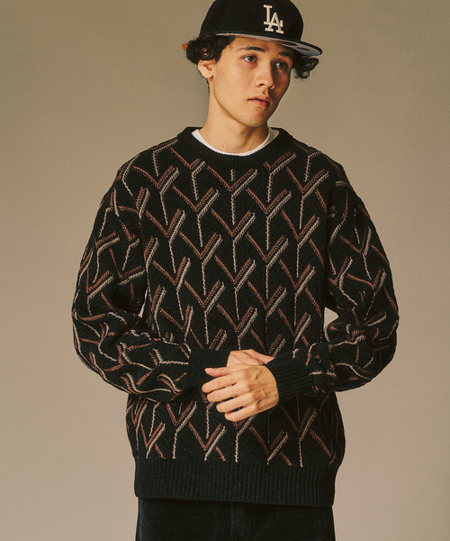 417 EDIFICE（フォーワンセブンエディフィス） セーター ニット ジオメ