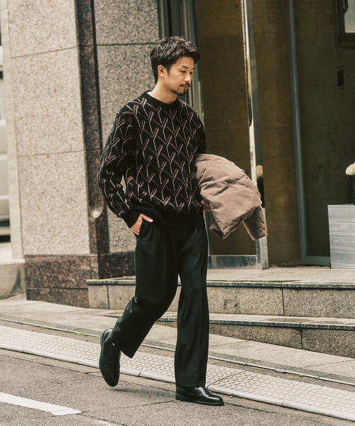 417 EDIFICE（フォーワンセブンエディフィス） セーター ニット ジオメ