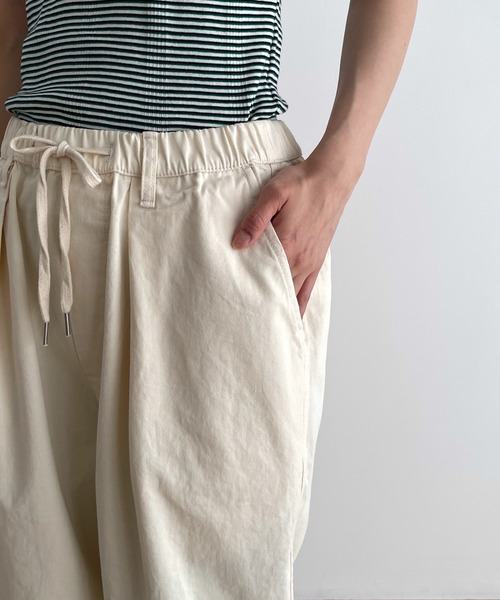 「CANAL JEAN」 イージーパンツ ONE SIZE ベージュ レディース_画像5