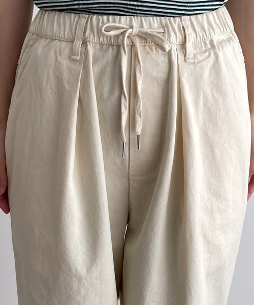 「CANAL JEAN」 イージーパンツ ONE SIZE ベージュ レディース_画像6