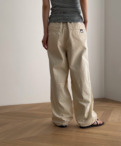 「CANAL JEAN」 イージーパンツ ONE SIZE ベージュ レディース_画像9