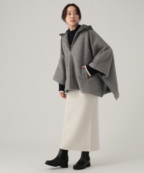 Elura（エルーラ） ポンチョ カーリーシャギーポンチョ/632315