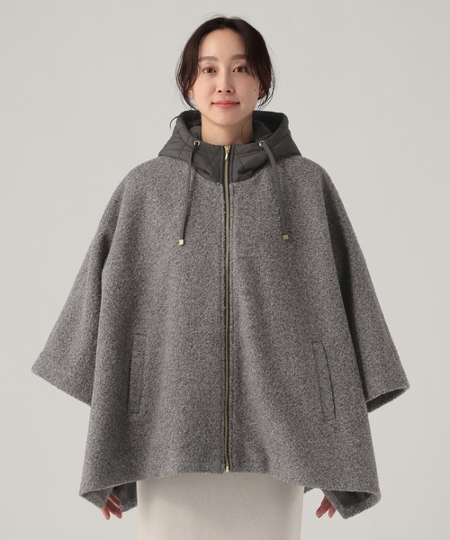 Elura（エルーラ） ポンチョ カーリーシャギーポンチョ/632315