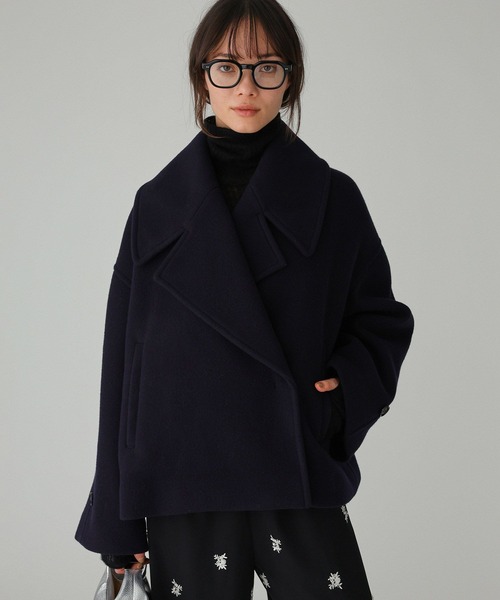 BABYLONE（バビロン） ピーコート pコート モッサショートコート