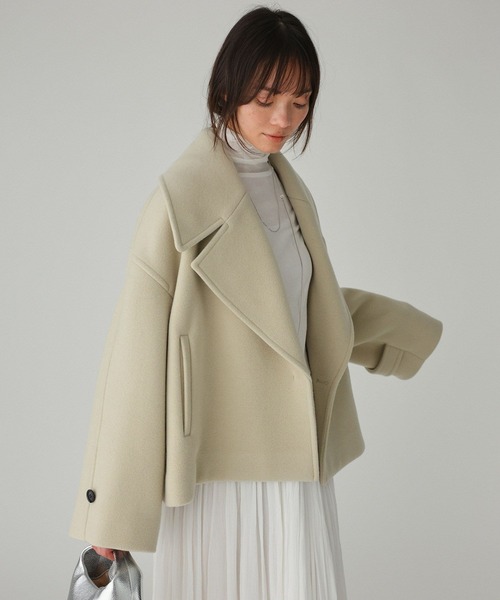 BABYLONE（バビロン） ピーコート pコート モッサショートコート