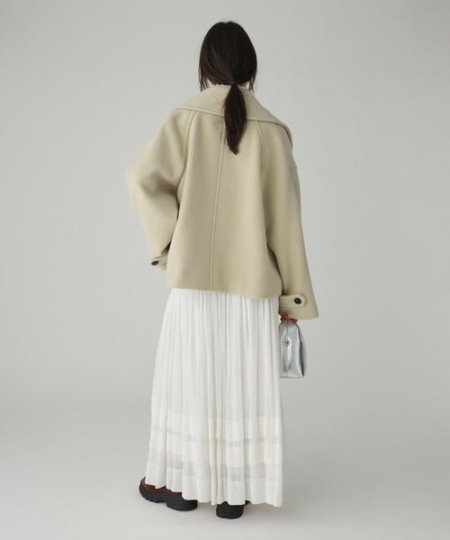 BABYLONE（バビロン） ピーコート pコート モッサショートコート