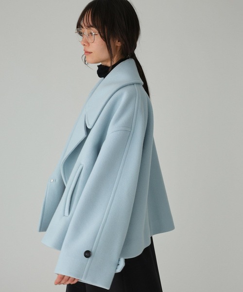 バビロン　今期　タイプライターショートコート 定価39600円　着用一度 バビロン 今期 タイプライターショートコート 定価39600円 着用一度