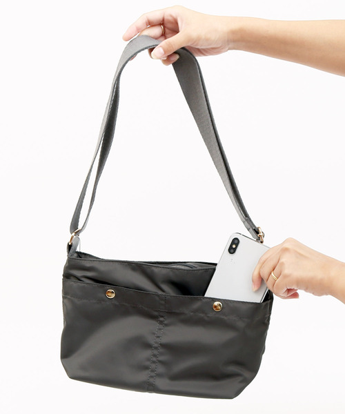 ショルダーバッグ バッグ カシュカシュ cachecache / 舟型ナイロンショルダー レディース | cache cache | 16