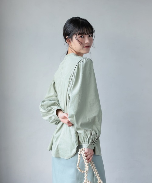 「Isn't She?」 長袖ブラウス FREE アイボリー レディース_画像5