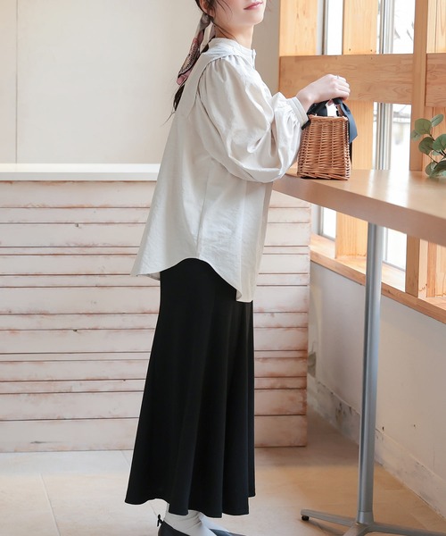 「Isn't She?」 長袖ブラウス FREE アイボリー レディース_画像6