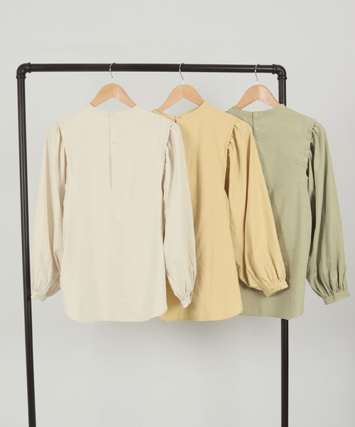 「Isn't She?」 長袖ブラウス FREE アイボリー レディース_画像7