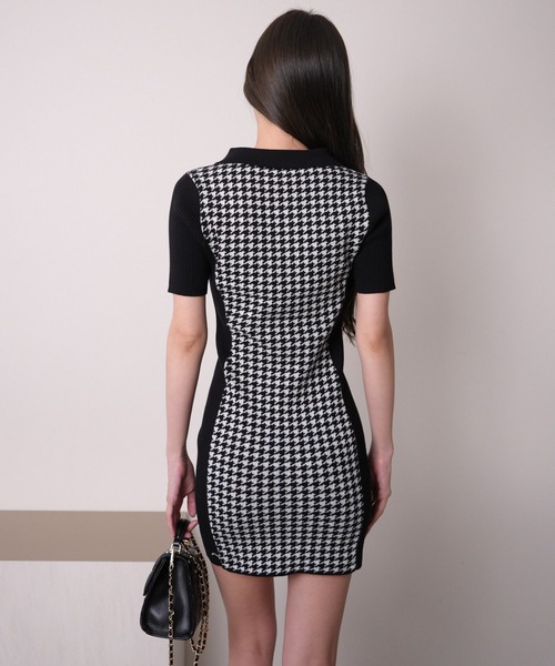 「LIPSERVICE」 半袖ワンピース FREE ブラック レディース_画像5