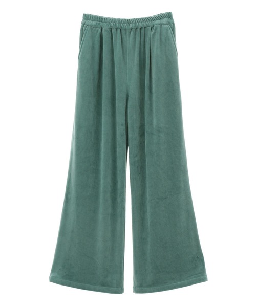 Green Parks（グリーンパークス） パンツ ぽかぽか裏起毛ベロア