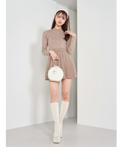 Darich（ダーリッチ） ニットワンピース FREE ブラック レディース