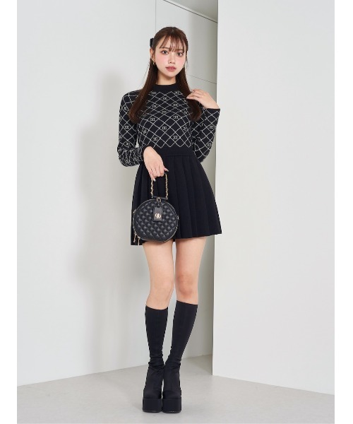 Darich（ダーリッチ） ニットワンピース FREE ブラック レディース