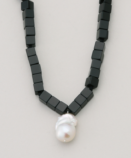 Rieuk ネックレス IENA（イエナ） ネックレス Rieuk/リューク Baroque pearl onyx nl